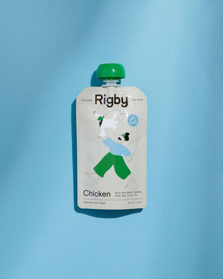 Organic Chicken Squeeze Pouch for Dogs - 6 Pack