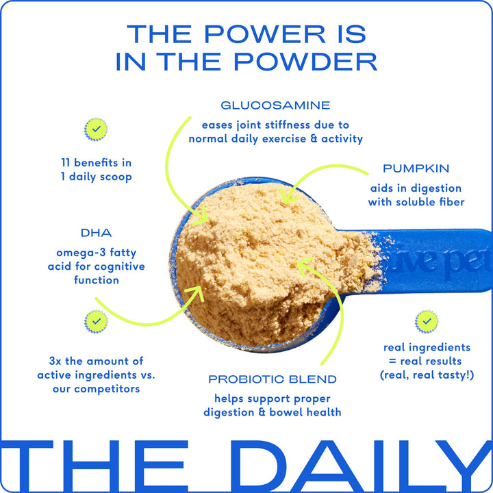 The Daily Powder Supplement, 11-in-1 Multivitamins for Dogs: 7oz